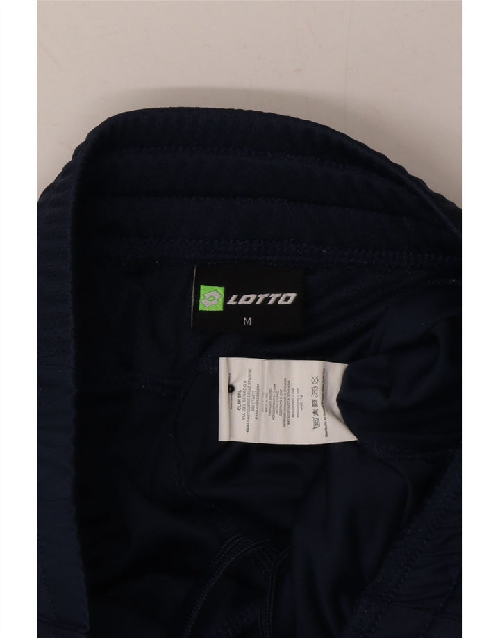 LOTTO Mens Sport Shorts Medium  Navy Blue Polyester Vintage Lotto and Second-Hand Lotto from Messina Hembry 