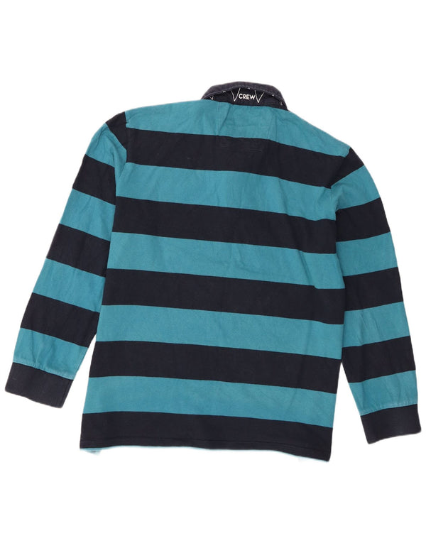Crew Clothing Muška ragbi polo majica dugih rukava 2XL pamuk na plave pruge