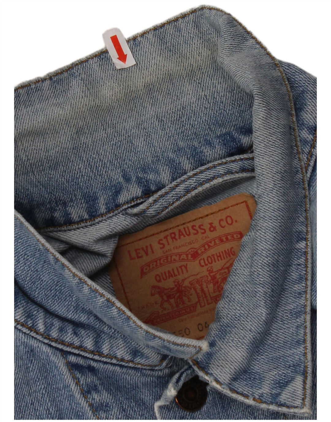 LEVI'S muška traper jakna UK 42 XL plavi pamuk