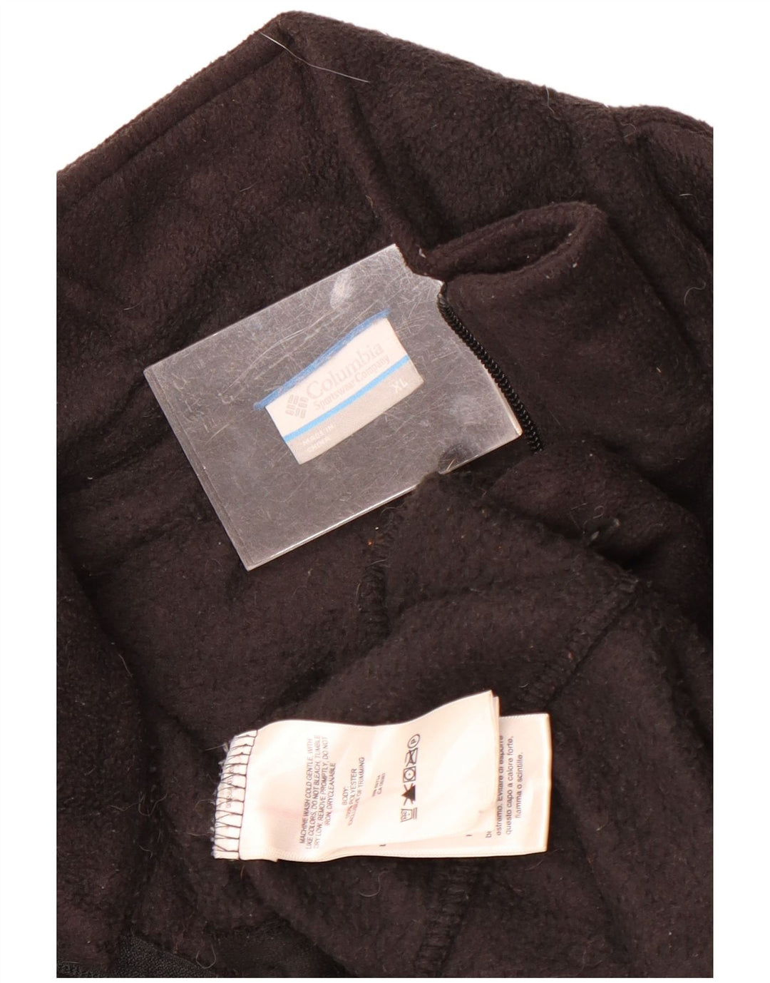 Columbia muška flis jakna UK 42 XL crni poliester