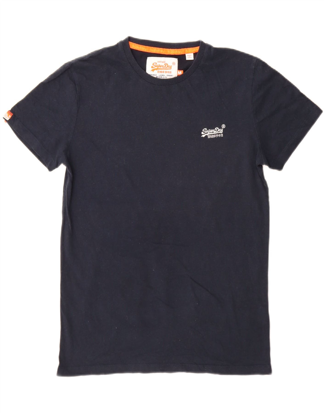 Superdry muška majica kratkih rukava srednje tamnoplavi pamuk