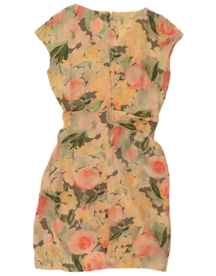 MIMMINA ženska plašt haljina UK 12 srednje raznobojna cvjetna