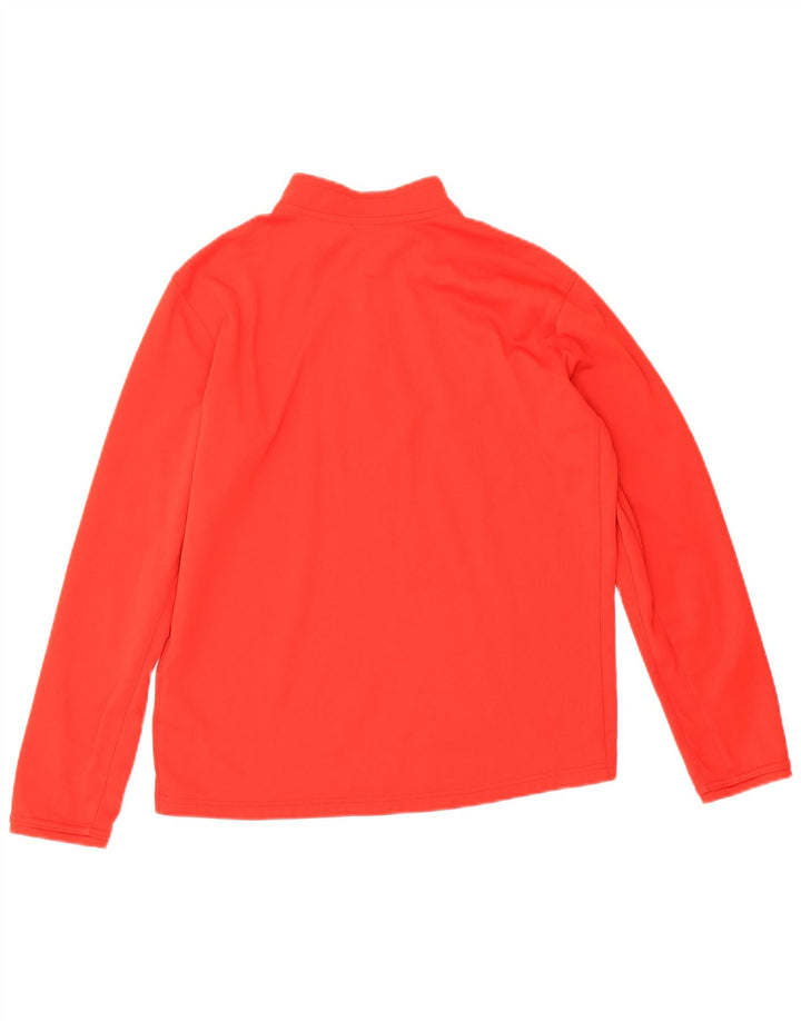 Nike Boys Dri Fit Zip Neck Pullover Top Trenirka 13-14 Years XL Red