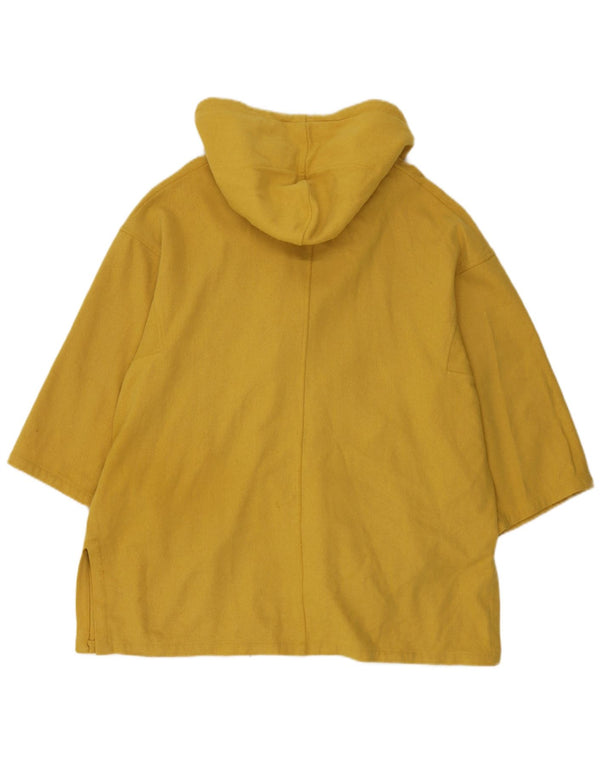 Veliki ženski kaput s kapuljačom s kapuljačom Marella UK 10 Small Yellow