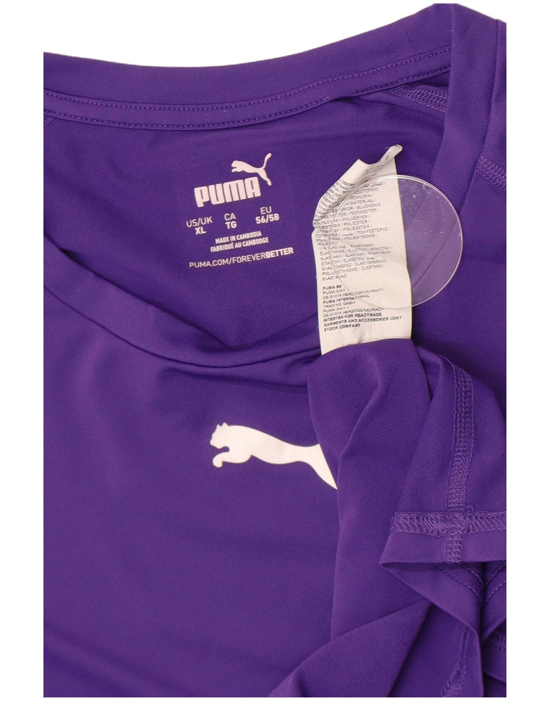 Puma ženska majica dugih rukava UK 18 XL ljubičasti poliester