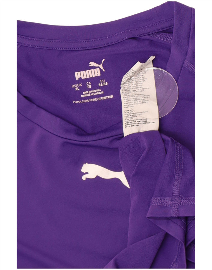 Puma ženska majica dugih rukava UK 18 XL ljubičasti poliester
