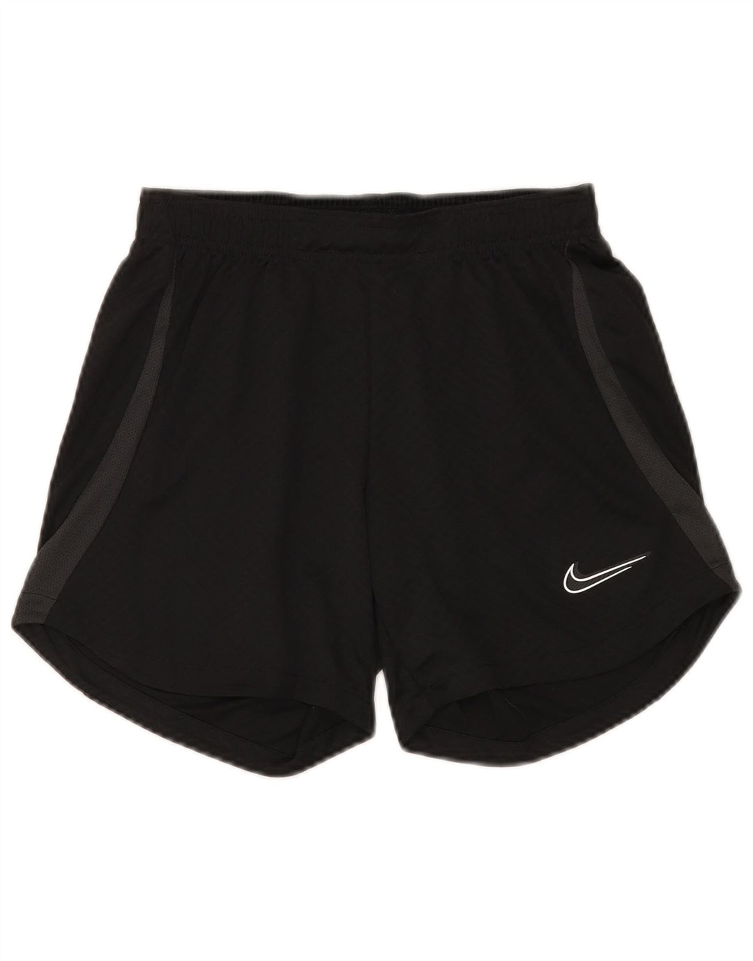 Nike Ženske Dri Fit Sportske Kratke Hlače UK 8 Mali crni poliester
