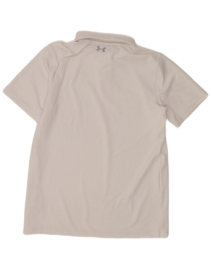 Under Armour polo majica za dječake 13-14 godina XL bijeli poliester