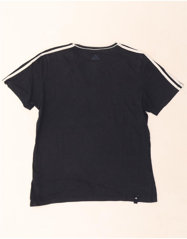 Adidas muška majica kratkih rukava s grafičkim motivima UK 42/44 velika tamnoplava pamuk