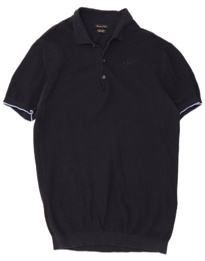 Massimo Dutti muška polo majica velika tamnoplava pamuk