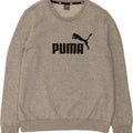PUMA Womens Graphic Sweatshirt Jumper UK 16 Large Grey Cotton Vintage Puma and Second-Hand Puma from Messina Hembry 