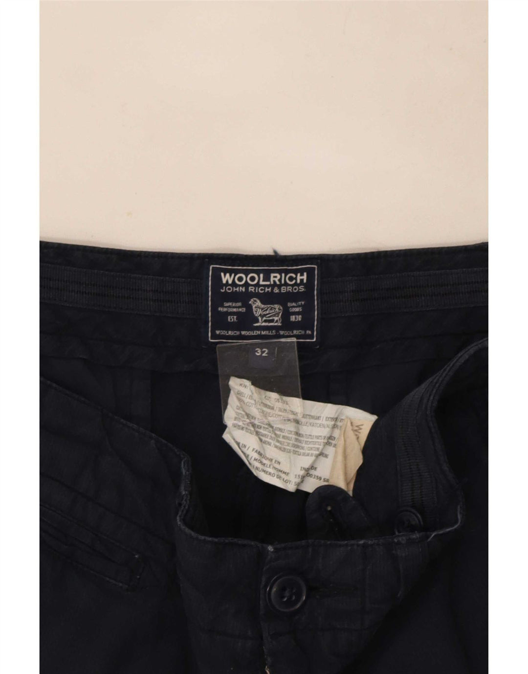 Woolrich muške ležerne kratke hlače W32 srednje tamnoplave
