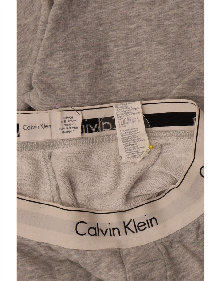 Calvin Klein muške kratke sportske kratke hlače s grafičkim motivima male sive pamučne boje