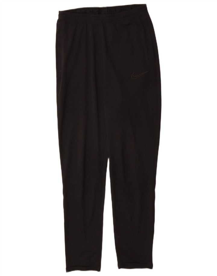 Nike muške Dri Fit hlače za trenirku male crne poliesterske