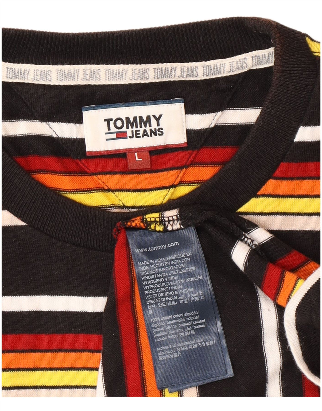 Tommy Hilfiger Muška majica kratkih rukava Veliki pamuk na raznobojne pruge