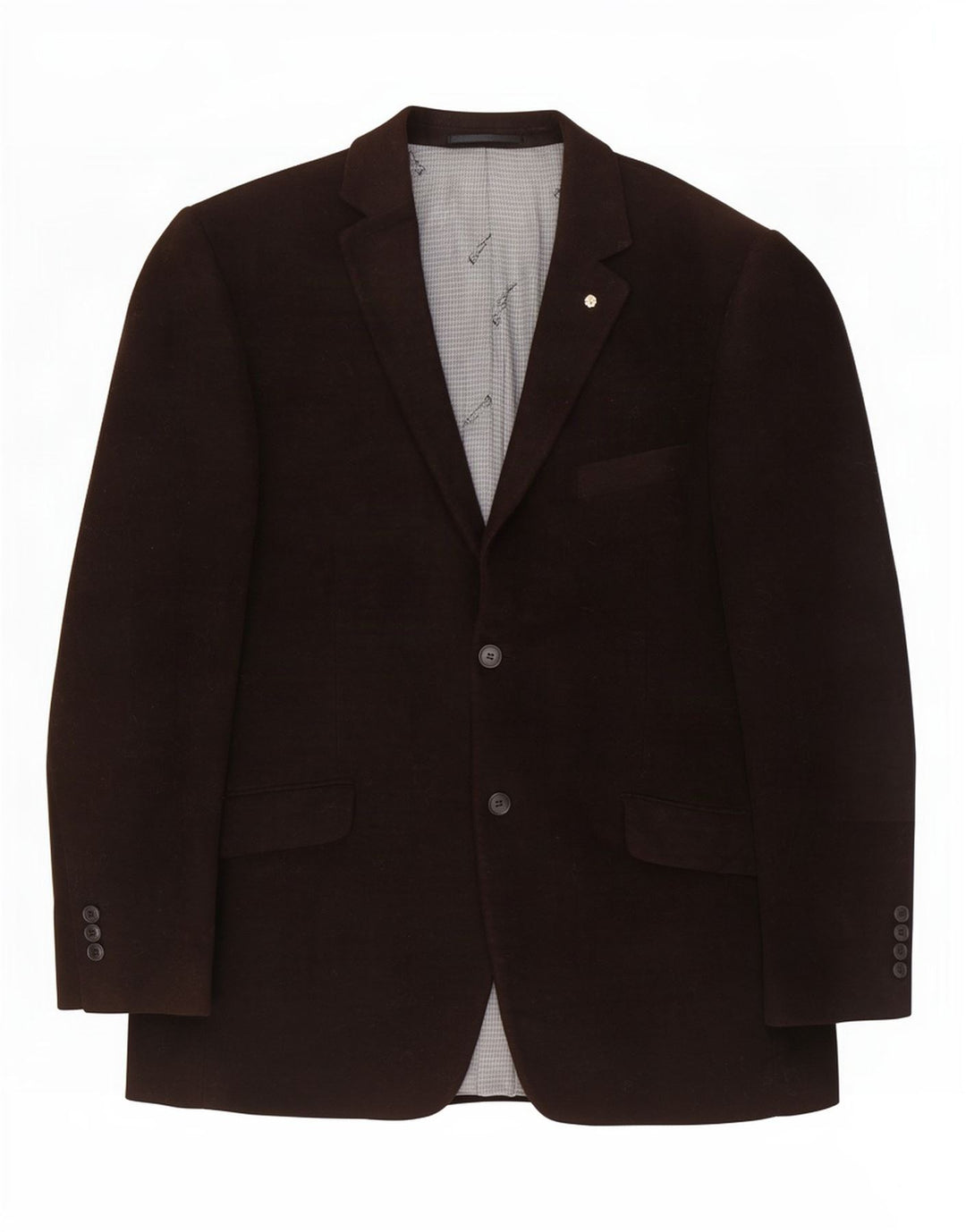 Ben Sherman muška jakna sa 2 gumba UK 42 XL smeđi pamuk