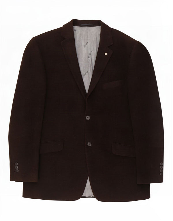 Ben Sherman muška jakna sa 2 gumba UK 42 XL smeđi pamuk