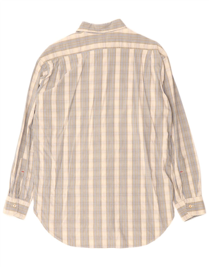 REPLAY muška košulja veliki sivi karirani pamuk