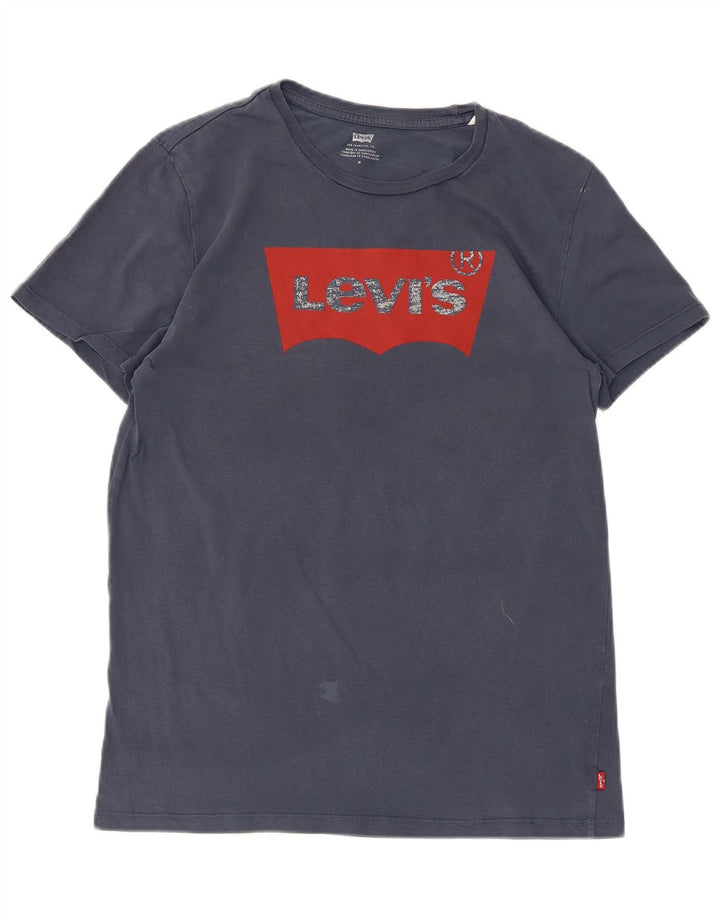 Levi's ženska majica kratkih rukava s grafičkim motivima UK 12 srednje tamnoplava