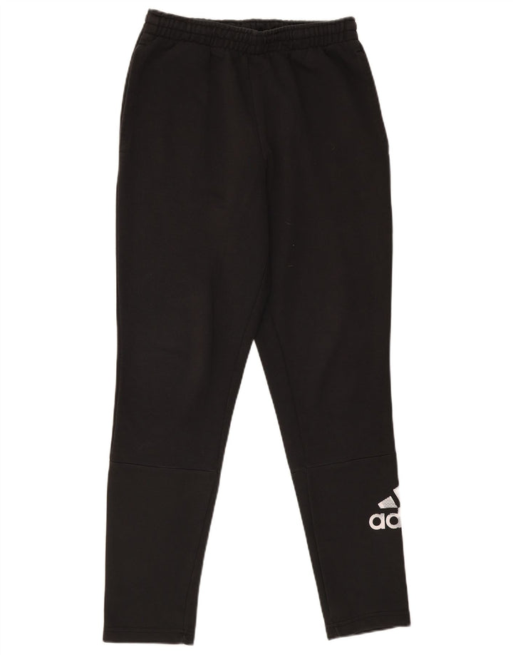 Adidas muške grafičke trenirke srednje crne pamučne hlače