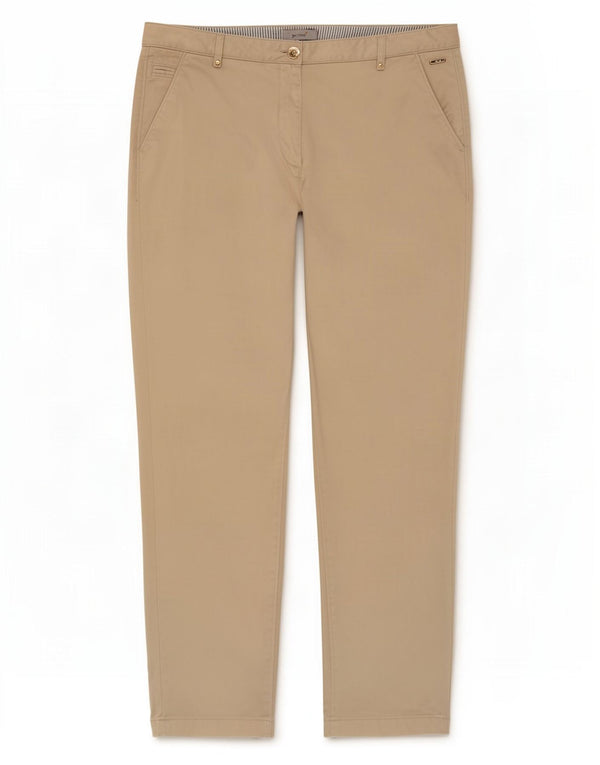 Marks & Spencer ženske sužene chino hlače UK 16 Large W36 L29 Bež