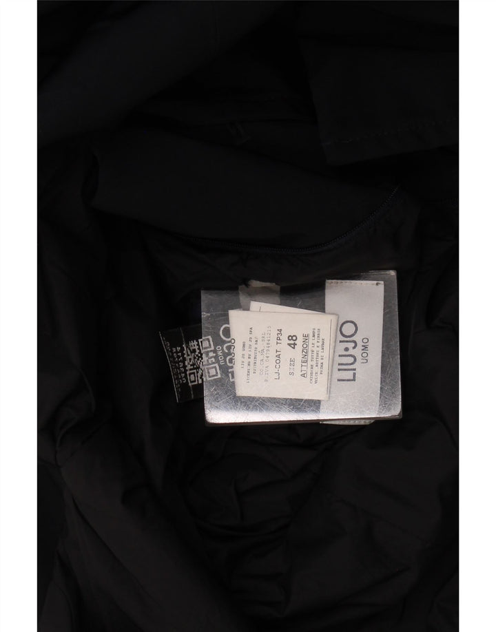 Liu Jo muška jakna sa 3 gumba IT 48 Srednji tamnoplavi poliester