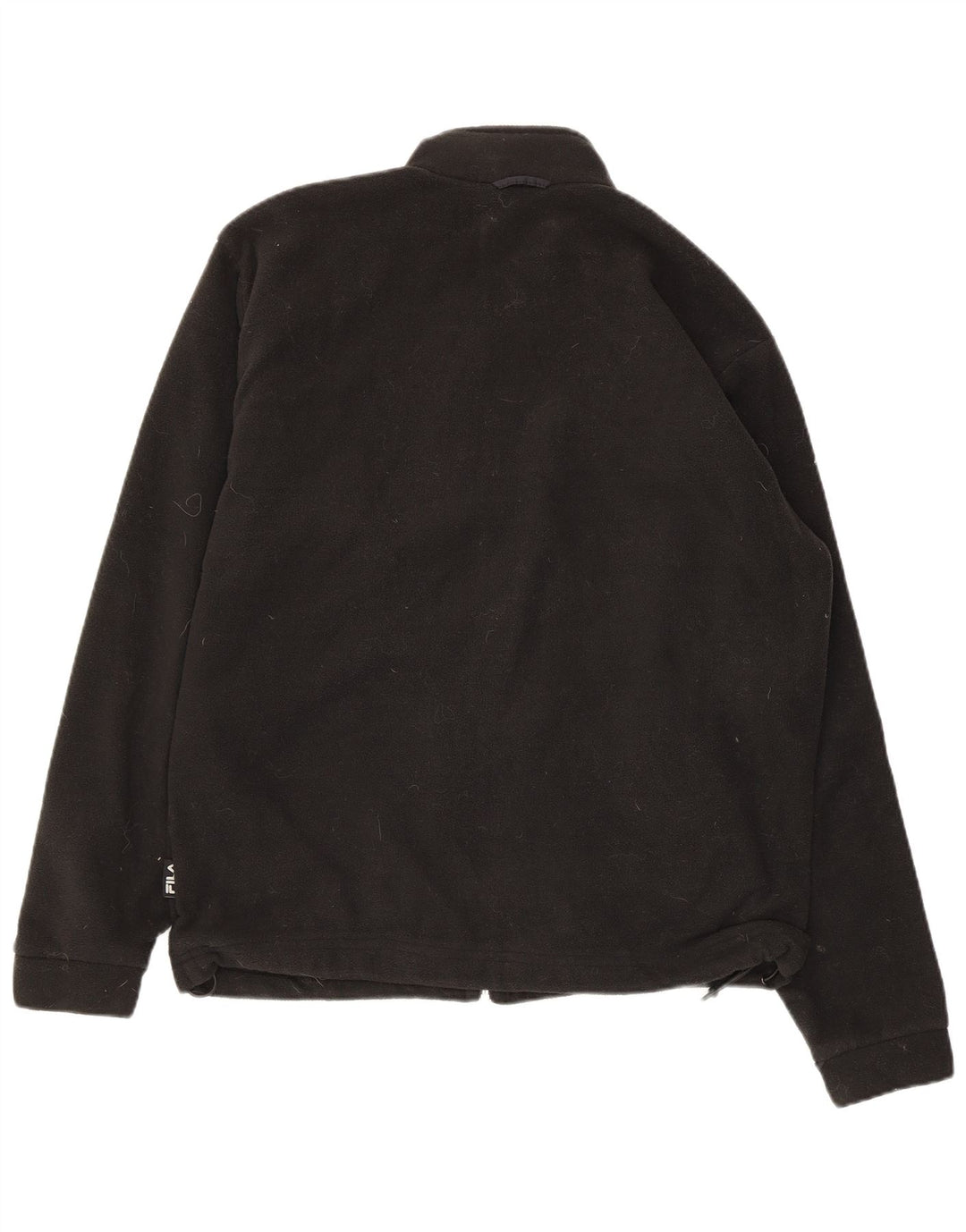 FILA muška jakna od flisa UK 40 veliki crni poliester