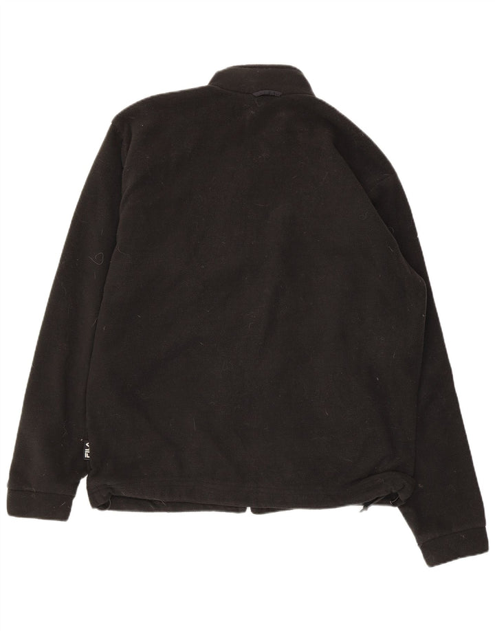 FILA muška jakna od flisa UK 40 veliki crni poliester