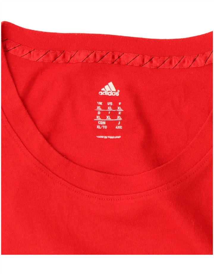 Adidas muška majica s grafičkim motivima XL crvena