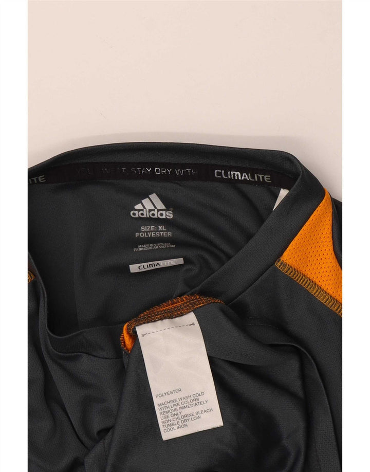 Adidas muška majica kratkih rukava Climalite XL siva poliesterska boja