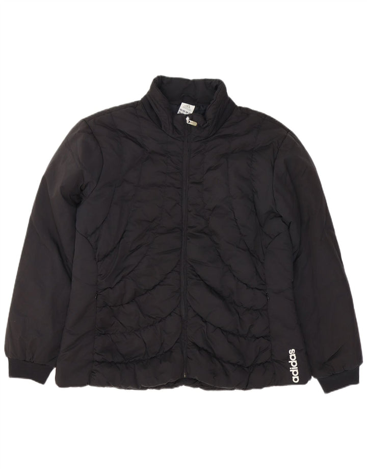 ADIDAS ženska podstavljena jakna UK 22 3XL crni poliester