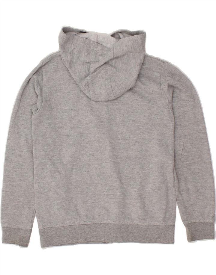 REEBOK Boys Graphic Zip Hoodie Sweater 6-7 Years Grey Vintage Reebok and Second-Hand Reebok from Messina Hembry 