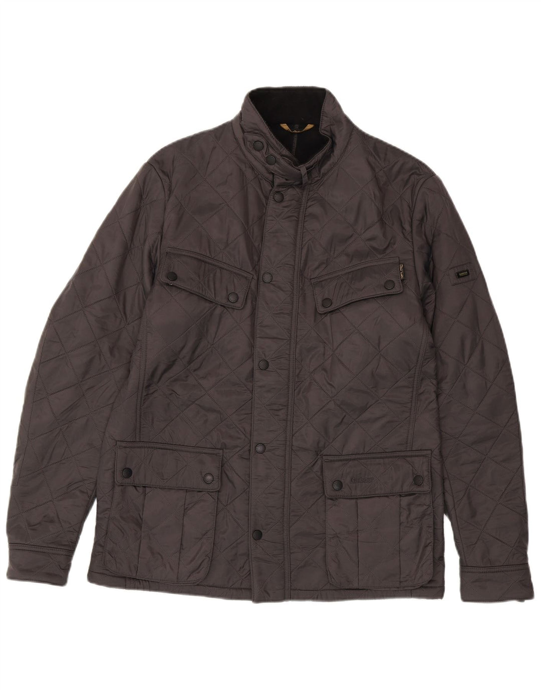 Barbour muška prošivena jakna UK 40 veliki sivi poliamid