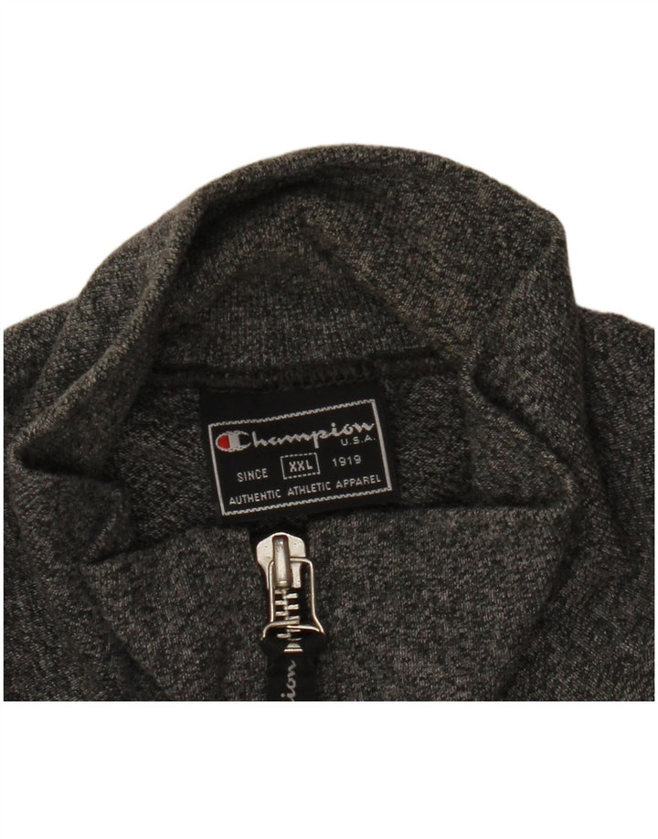 Gornja jakna muške trenirke Champion 2XL siva s pjegama