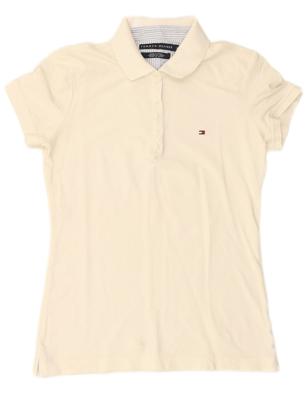 TOMMY HILFIGER Ženska polo majica UK 14 Srednje bijela