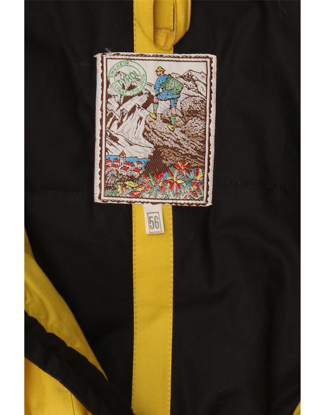 VINTAGE muška velika pomoćna jakna IT 56 3XL žuti pamuk