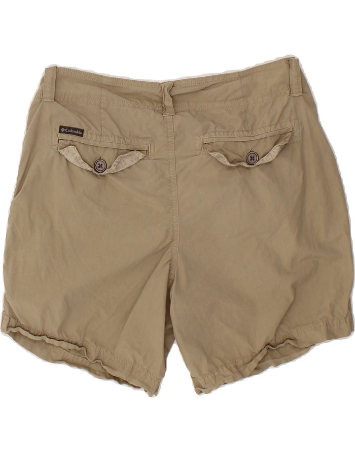 COLUMBIA Womens Chino Shorts US 6 Medium W30  Brown Cotton Vintage Columbia and Second-Hand Columbia from Messina Hembry 