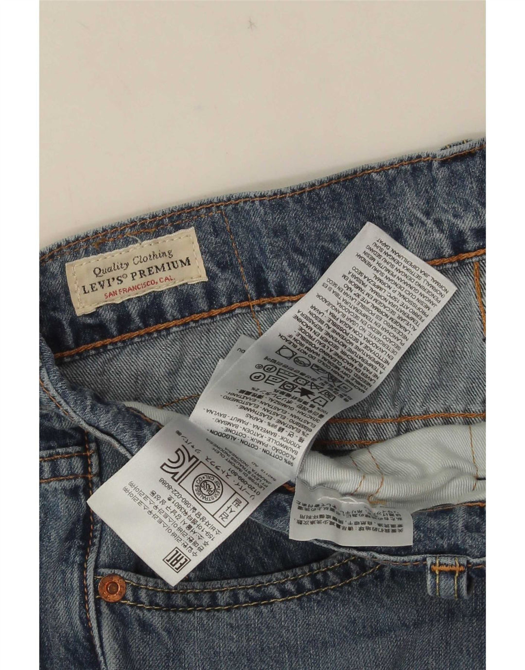 Levi's ženske 511 uske traperice W31 L34 plavi pamuk