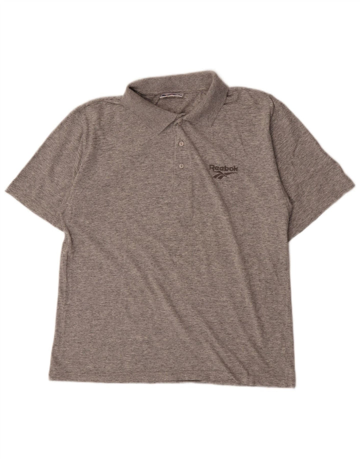 Reebok muška polo majica s malim sivim točkama