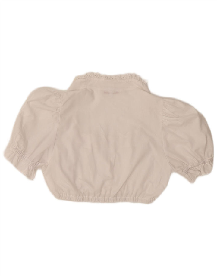 Country ženski gornji dio bluze kratkih rukava EU 36 mali bijeli poliester