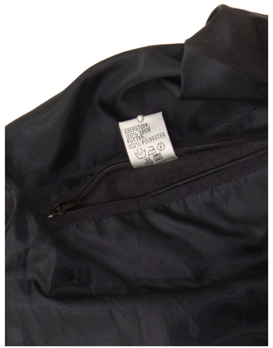 Vintage muška bomber jakna IT 48/50 srednje raznobojna geometrijska svila