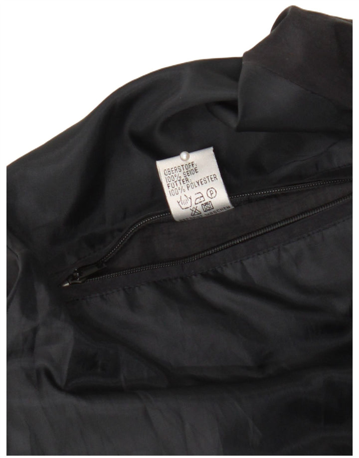 Vintage muška bomber jakna IT 48/50 srednje raznobojna geometrijska svila