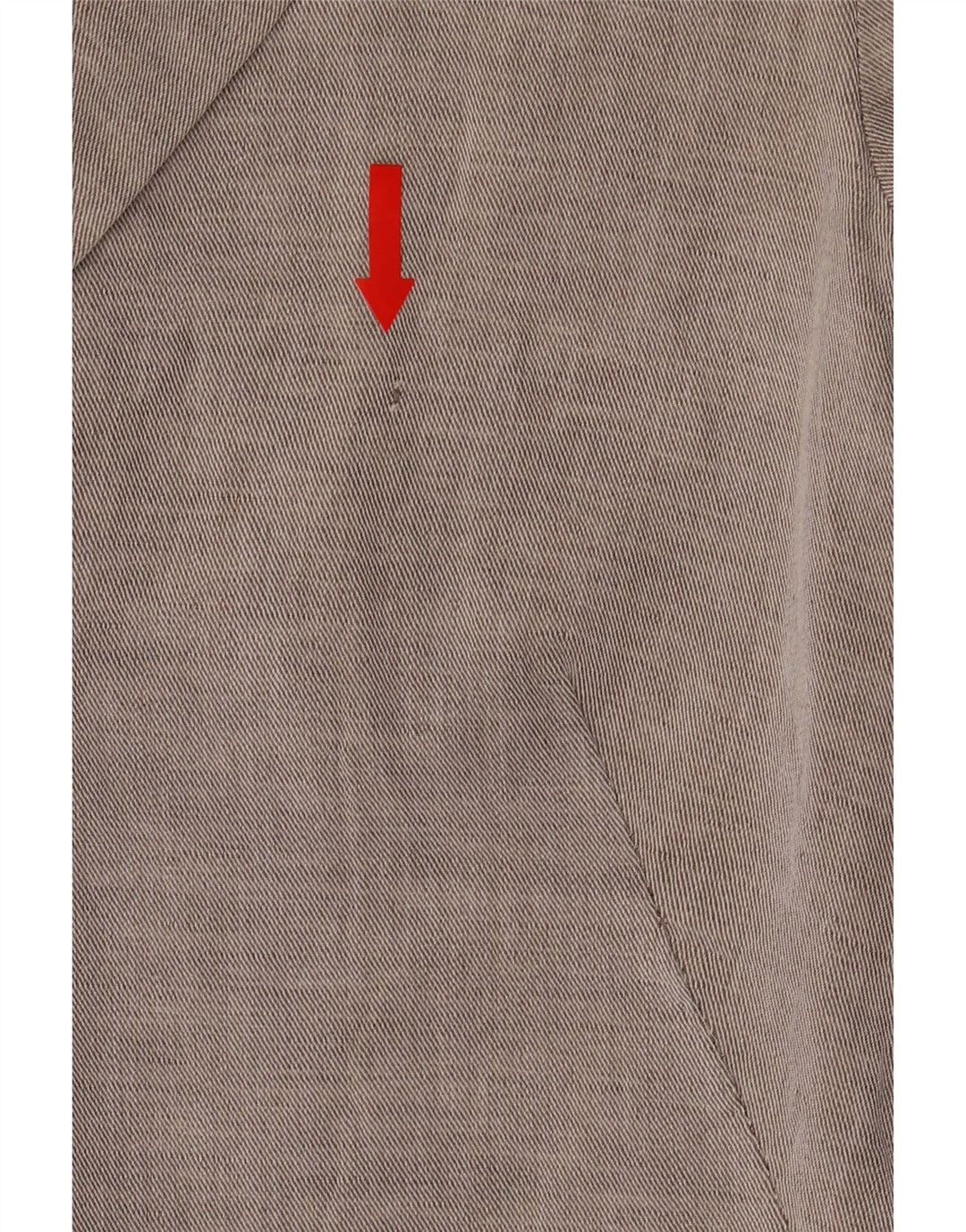 Zara ženska jakna otvorenog kroja UK 12 srednje sivi pamuk