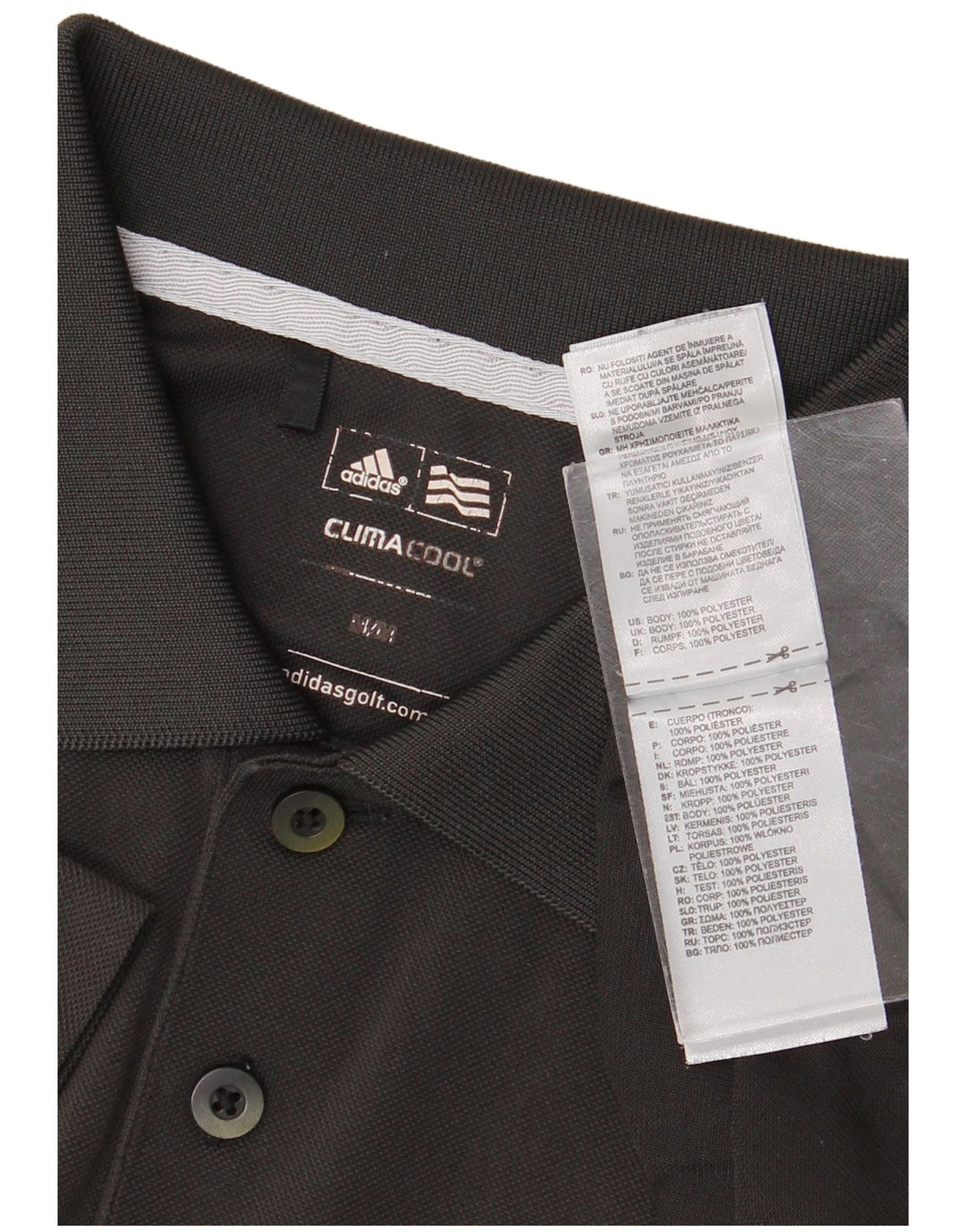 Adidas muška Climacool polo majica srednje sivi poliester