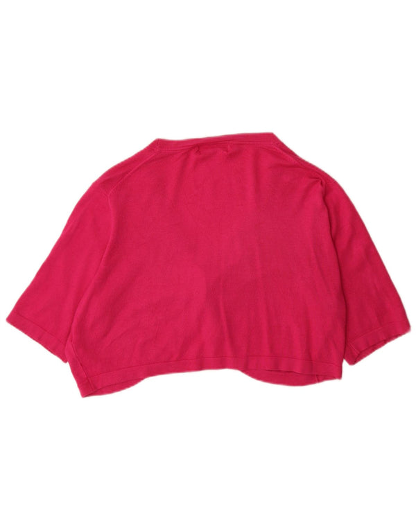 Marks & Spencer ženski bolero džemper kratkih rukava UK 18 XL ružičasta