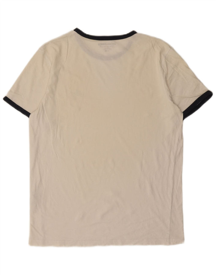 Jack & Jones muška majica kratkih rukava Srednje bijeli pamuk