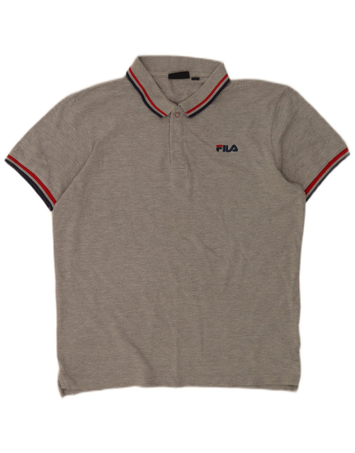 Fila muška polo majica srednje sivi pamuk
