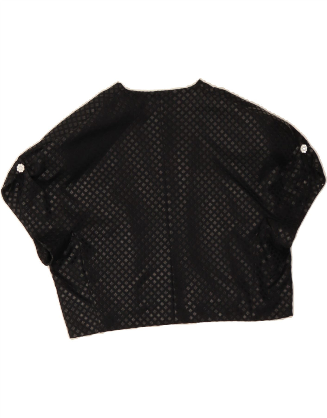VINTAGE Womens 2 Piece Set UK 12 Medium Black Argyle/Diamond Vintage Vintage and Second-Hand Vintage from Messina Hembry 
