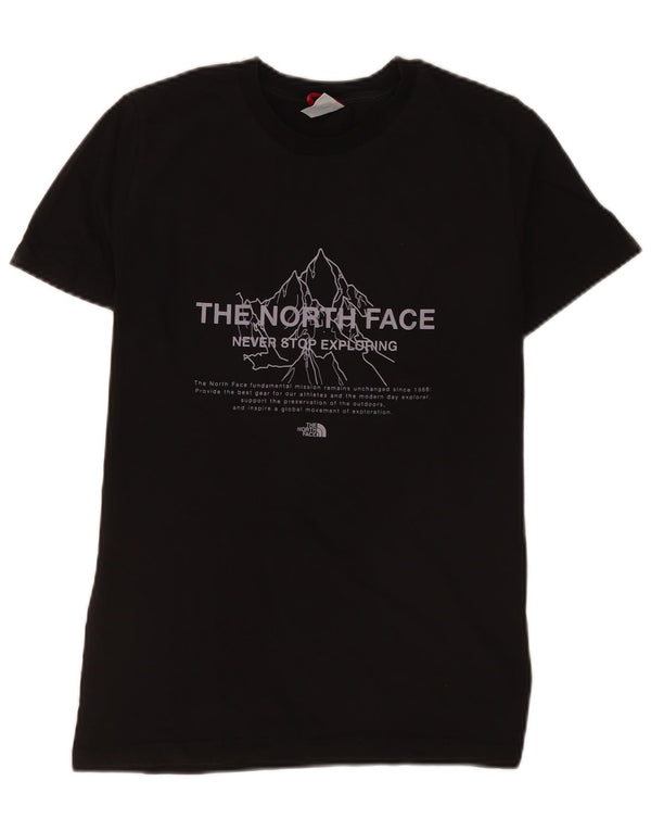 The North Face Boys Regular Graphic majica kratkih rukava 13-14 godina XL crni pamuk