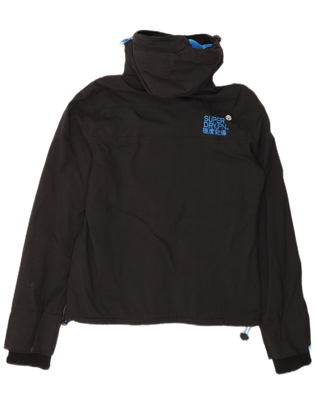 SUPERDRY muška vjetrovka s kapuljačom UK 36 mala crna
